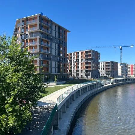 Apartmán Jesionowe Ashwood Widok Na Odre 1,4 Km Od Rynku Parking Podziemny W Cenie Klimatyzacja Sauna W 1 River Oder View 1,4 Km Market Square Underground Parking Balcony Air Conditioning Vratislav
